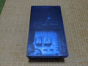 PS2 本体　コントローラー　クリアブルー　ジャンク扱い