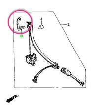 HONDA ホンダ 純正品 シビック EF1 EF2 EF3 EF9 CR-X EF7 EF8 フロントシートベルトガイド アーム 2個セット CIVIC CR-X_画像4