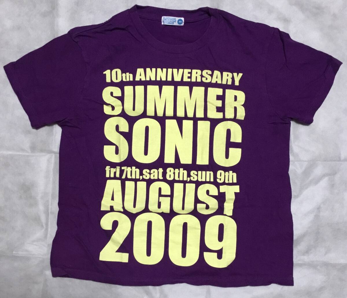 SUMMER SONIC 2009 オフィシャルTシャツ Mサイズ サマーソニッ
