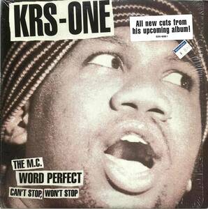 KRS-One / Can't Stop, Won't Stop , The MC , Word Perfect【12''】1996 / US / Jive / 01241-42425-1 / 検索：333yen vinyl