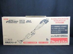 マキタ makita 充電式クリーナ CL001GRDCO オリーブ バッテリ×1 急速充電器×1 カプセル式 ワンタッチスイッチ 箱入り 未使用品 ■