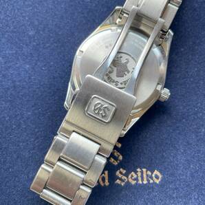 コンプリートサービス 済 美品 セイコー SEIKO グランドセイコー Grand Seiko SBGX063 シルバー クォーツ時計 腕時計の画像6