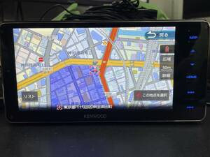 【完動品】KENWOOD ケンウッド MDV-M807HD メモリーナビ CD/DVD/フルセグ/Bluetooth/ラジオ 地図データ 2019年度版