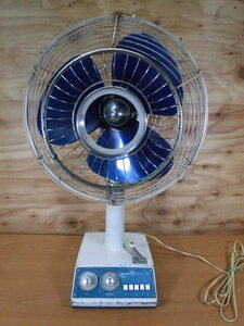 * cheap selling up * Sanyo retro electric fan SANYO FAN EF-36Y Showa Retro Sanyo Electric antique that time thing Showa era consumer electronics living .3 sheets wings root . seat ..