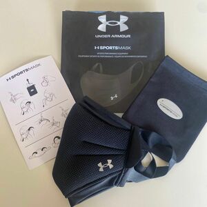 アンダーアーマー UNDER ARMOUR スポーツマスク XL ブラック　ポーチつき