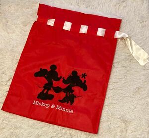 Mickey&Minnie ラッピング袋 特大72cm×52cm Disney 巾着 ミッキー&ミニー　プレゼント