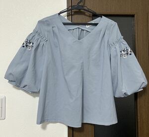 axes femme アクシーズ ファム ★トップス　7分袖　プルオーバー　