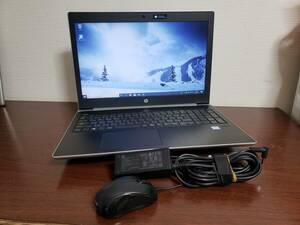 399ほぼ美品 HP ProBook 450 G5 Core i5 第８世代 (8250U)◆メモリ8GB◆M.2 SSD256GB◆15.6インチ HD 動作品 Win10 PC Office2021 laptop