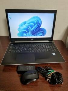 400 almost beautiful goods HP ProBook 450 G5 Core i5 no. 8 generation (8250U)* memory 8GB*M.2 SSD256GB*15.6 -inch HD operation goods Win11 PC Office2021 laptop