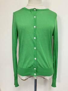 te milk s Beams * cotton knitted cardigan * green *9823