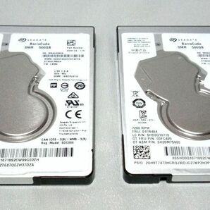 Seagate ST500LM034 500G/7200rpmHDD 2個セット