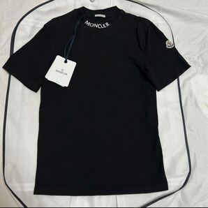 【最新モデル】【最安値】MONCLER モンクレール 半袖Tシャツ 黒 Lの画像1