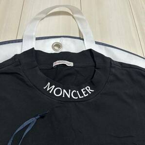 【最新モデル】【最安値】MONCLER モンクレール 半袖Tシャツ 黒 Lの画像3