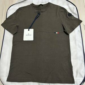 【レア】【最安値】MONCLER モンクレール　ラバーワッペン　半袖Tシャツ　カーキ系　XS