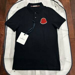 【美品】【最安値】MONCLER モンクレール 半袖ポロシャツ ネイビーXS