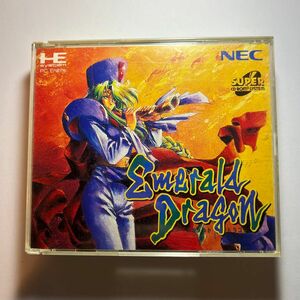 PCエンジン SUPERCD-ROM エメラルドドラゴン ケース・説明書・マップ付き