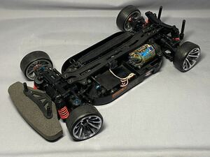 タミヤ TT01シャーシ ワンウェイ フルベア オプションパーツ付 ドリフト ツーリングカー RC ラジコン ヨコモ モーター サーボ Futabaサーボ