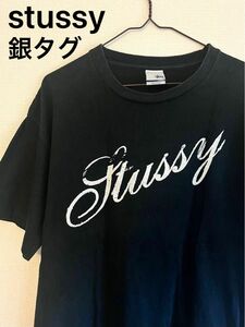 レア 銀タグ STUSSY Tシャツ USA製 Lサイズ オールドステューシー