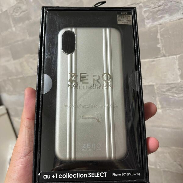 CCCフロンティア ゼロハリバートン SHOCKPROOFケース iPhoneXS/シルバー