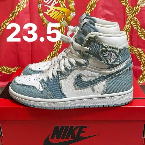 【タイムセール!!】Nike WMNS AirJordan 1 High OG Denim ナイキ ジョーダン デニム 