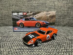 最新　MINI GT 1/64 Nissan フェアレディ Z Kaido GT 'ORANGE BANG' Larry Chen V1(左ハンドル)