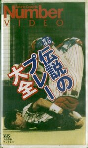 H00017362/VHSビデオ/「プロ野球伝説のプレー大全」