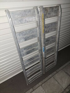  foot board aluminium bridge ladder aluminium ladder ladder loading transportation 2 pcs set used present condition goods receipt limitation (pick up) Hokkaido departure 