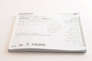  Fuji film FUJIFILM FINEPIX SL1000 series instructions manual @3147