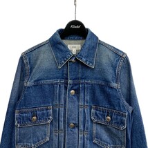 HYKE TYPE2 Regular Fit Denim Jacket 2nd加工デニムジャケット 8069000105681_画像3