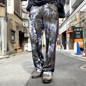 Needles×NEPENTHES 21SS специальный заказ TRACK PANT TIE-DYE PRINTED распорка Thai большой грузовик брюки 8069000106671