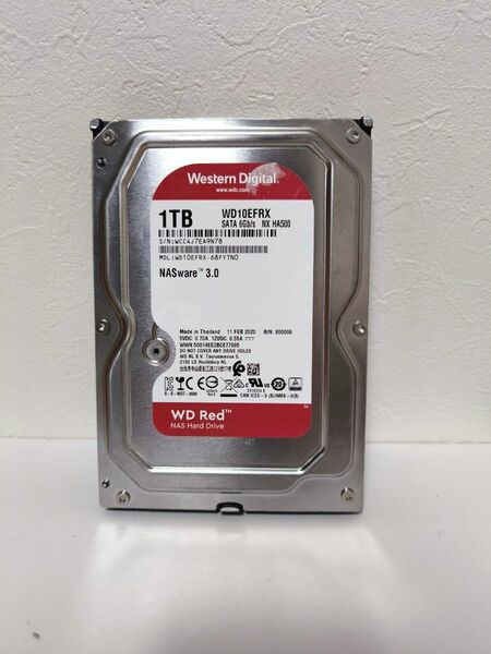 Western Digital WD Red 1TB 3.5インチ　SATA HDD1TB nas hard drive 中古