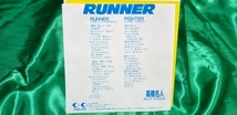 レコードシングル見本盤　高橋名人 - RUNNER/FIGHTER (和モノ/AOR/ステッカー) 付き_画像2