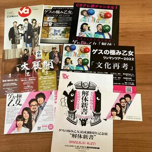 まとめ売り ゲスの極み乙女。掲載誌 フライヤー 各種 Va skream! ファーストナビ