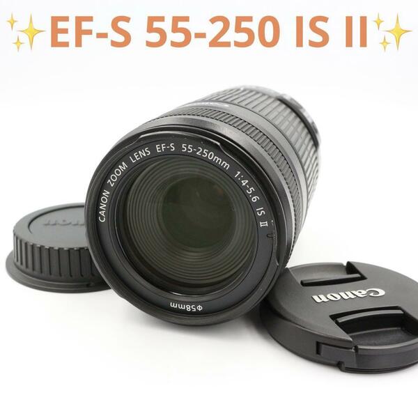 【美品】Canon EF-S 55-250mm F/4-5.6 IS II