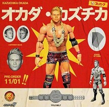 レインメーカー オカダカズチカ アクション フィギュア IWGP ヘビー級 ベルト 新日本プロレス 内藤哲也 アントニオ猪木 棚橋弘至 ソフビAEW_画像1