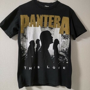 PANTERA　パンテラ　THIS LOVE ブラック Tシャツ 古着 ビンテージ 半袖プリントTシャツ ロック バンドALSTYLE VINTAGE ヴィンテージ