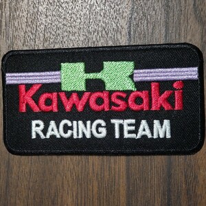 刺繍 ワッペン パッチ アイロンワッペン BIKE バイク レーシング KAWASAKI Kawasaki kawasaki カワサキ