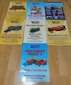 ★ ヴェクティスオークション Vectis auctions パンフレット ７冊 / MATCHBOX TRAIN TOY ★ F041