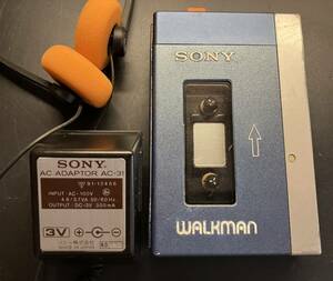 SONY WALKMAN 初代モデル カセットウォークマン TPS-L2 ＋電源アダプター＋ヘッドホン　稼働ジャンク　ソニー