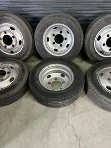 ●205/75R16 113/111L LT 12PR ヨコハマ/LT151R TOPY/TK 16×5.5J 116.5-8TC 6本ホイールセット