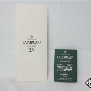 ◇注目! ラフロイグ 25年 シングルモルト700ml 48.9% 箱 冊子2枚付き スコッチの画像7