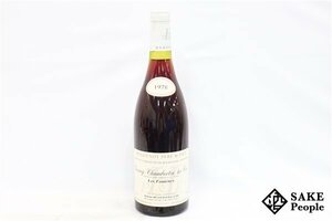 ■注目! ジュヴレ・シャンベルタン 1er レ・フォントニー 1978 ドメーヌ・ユグノー・ペール・エ・フィス 750ml 13% ブルゴーニュ 赤