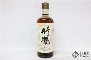 ◇注目! ニッカ 竹鶴 17年 ピュアモルト 旧ラベル 700ml 43％ ジャパニーズ