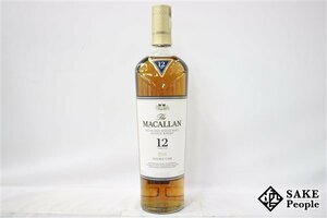 ◇1円～ ザ・マッカラン 12年 シングルモルト ダブルカスク 700ml 40％ スコッチ