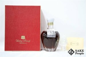 *1 jpy ~ Suntory brandy imperial Hoya crystal Special class 600ml 43% box booklet change plug attaching Japan 