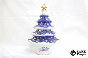 ◆1円～ サントリー ブランデー メリークリスマス 1994 クリスマスツリー 陶器 600ml 40％ 日本 ブランデー