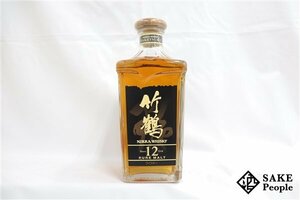 ◇注目! ニッカ 竹鶴 12年 角瓶 ピュアモルト 660ml 43％ ジャパニーズ