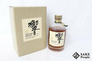 *1 jpy ~ Suntory . old bottle reverse side Gold label gold cap 700ml 43% box attaching japa needs 