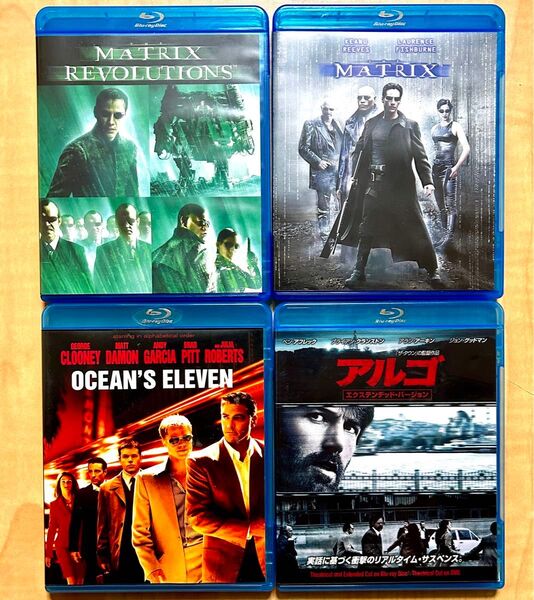 【大特価】洋画ブルーレイ 4本セット 「マトリックス」「アルゴ」他