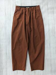 MARGARET HOWELL/マーガレットハウエル/PLAIN COTTON SILK/シルク混トラウザーズ/ゴムウエスト/Drawcord Trouser/定価42900円